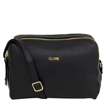 BOLSA DE COURO CLASSE Crossbody 