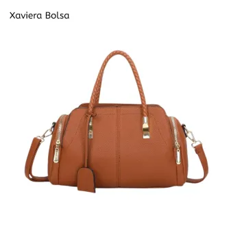 BOLSA BAUZINHO TRANSVERSAL CARAMELO 