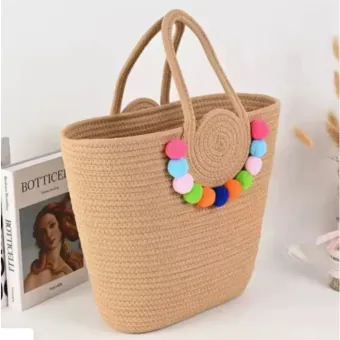 BOLSA DE PRAIA VERAO COM BOLINHAS 