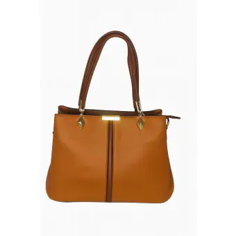 Bolsa Media Caramelo 3 Divisorias 