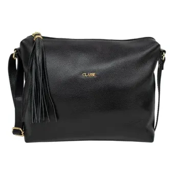 BOLSA DE COURO CROSSBODY 