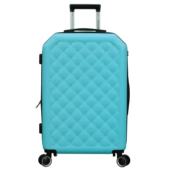 MALA DE VIAGEM PRAGA RÍGIDA 360° SANTINO azul claro